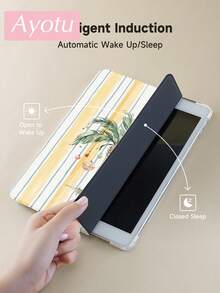 Ayotu 1 件条纹和圣诞树平板电脑保护套和 Kindle 电子书保护套，兼容 iPad 第 10 代、iPad 10.2/Mini6/Mini7/9.7 英寸，兼容三星 Galaxy Tab A9 Plus、Kindle（第 11 代 - 2024 年发布）（6 英寸）、Kindle Paperwhite 第 12 代 2024，很棒的节日礼物，时尚简约的图案。 - 彩色 - 查看 3