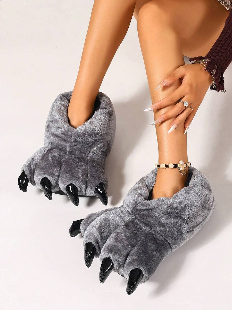 Pantofole Invernali Donna A Forma Di Zampa Di Gatto: Morbide, Antiscivolo, Memory Foam - 2