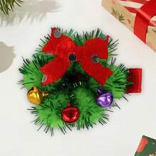 Women Christmas Hair Bow Clips Cute Tree Snowflake Hair Barrettes Holiday Hair Accessories