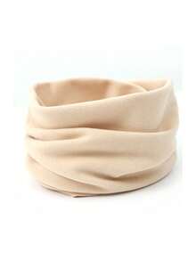 1pc/2pcs Fleece Neck Warmer Scarf, Windproof Neck Gaiter For Winter, Cycling Neck Cover