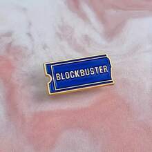 Video Enamel Pin, Films Movie Ticket Brooch, Lapel Badge, Retro Jewelry Pin For Backpack Clothes, Ideal Choice For Gifts Christmas