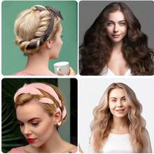 4pcs No-Heat Hair Curler Headband Clip Set, Slouchy Bowknot Long Hair Band Curling Waver Styling Tool For Big Waves, Hair Curlers, Curly Hair Brush, Rollers, Curly Hair Products, Curler, Rollers For Hair Curl, Curly Hair Tools, Hair Rollers, Curly Hair, Heatless Curl, Heatless Curls, Hair Curler, Barber, Hair Tools, Hair Products, Hair Curlers, Rollers