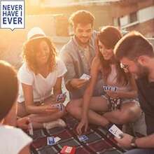 1 Peça Jogo de Cartas Nunca Tive Eu Edição Pré-Jogo | Jogos Divertidos para Festa à Noite para Adultos, Estudantes Universitários, Jogos Criativos de Feriados, Halloween, Natal | Para 3+ Jogadores | Idade 17+
