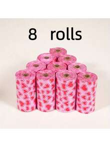 150 个狗屎袋 - 有香味和无香味可选，用于清理宠物粪便，耐用聚乙烯材质，拉链密封，适合家庭和旅行使用，狗粪便袋 - 彩色 - 查看 13