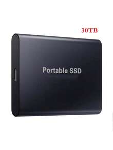 Supporte une capacité de 30 To Disque dur portable carré Disque SSD portable Boîtier de stockage de données USB Disque dur externe portable