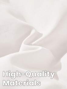 2/3件純白色被套組，不含被芯，舒適透氣親膚，極簡風格，適用單人床、雙人床、加大床、特大床，四季通用，時尚裝飾被套組，適合臥室、宿舍 - 白色 - 查看 6