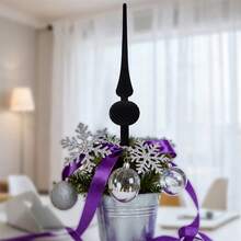 Sumind Adorno esférico medieval de terciopelo rosa de 11 pulgadas para árbol de Navidad, decoración del hogar, fiestas y vacaciones