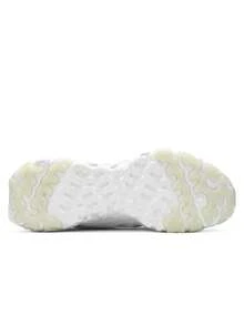 Nike Giày thể thao thường ngày React Visimen thoáng khí, đệm nhẹ, đa năng, đi lại hàng ngày, màu trắng CD4373-101 - Màu trắng/trắng/sáng - Xem 5