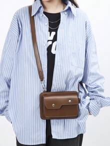 Męska torba na ramię ze skóry PU, swobodna torba crossbody do podróży, do codziennych dojazdów, prosta, stylowa, sportowa, retro, biznesowa, unisex, fajna, na studia, punkowa, wodoodporna, odporna na zarysowania, odporna na starzenie, wielofunkcyjna, z wieloma przegródkami, do przechowywania drobnych przedmiotów, wielowarstwowa torba kurierska, męska, studencka, na Boże Narodzenie, Halloween, walentynki, dzień ojca, prezent dla chłopaka, przyjaciela, ojca