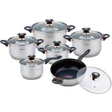 Zestaw garnkow, 12 elementow - 黑色 KH-1767 - 查看 8