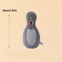 TOM AND JERRY. 20厘米汤姆和杰瑞毛绒抱枕，可变形系列，可爱卡通毛绒玩偶，有趣的圣诞礼物，沙发靠垫 - 多色1 - 查看 11