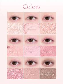 Dasique Eyeshadow Palette, High Pigmentation, Long-Lasting, Easy To Apply, Smooth, Vegan, Cruelty-Free, Suitable As Christmas Gift, Charming Rose Girl Style, Back To School, Wedding Bride, Summer, Valentine's Day, Vacation - 26 Romantic Blossom - 查看 8