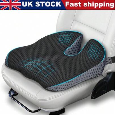 Universal Memory Foam Car Cushion For Driving Seat Adult Driver Wedge Booster