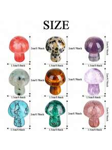 Mini grappe de cristaux d'améthyste - Pierres précieuses polies, parfaites pour la décoration intérieure et la guérison énergétique, tailles assorties (1/8/15/30 pièces) - couleur aléatoire - Voir 3