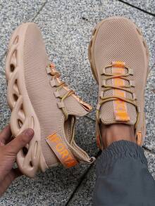 ​Men's Tan Comfort Walkers - Orange Accents With West  Style For Casual Essentials, Year-Round Shoes For Men​ - màu nâu - Xem 2