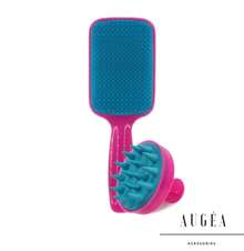 TRIO Brush Kit: Flex Racket, Magic Brush And Silicone Hair Massager Brush - Blue - View 2