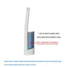 FoBianJie 1 套马桶刷多功能一次性马桶清洁刷带支架和替换棒用于浴室清洁，一次性马桶清洁系统，浴室工具 - 1組手柄底座 - 查看 11