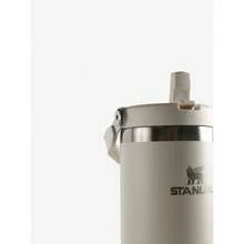 STANLEY - The IceFlow™ Flip Straw Tumbler Premium Stainless Steel Insulated Mug Sippy Cup Portable Water Bottle Large-Capacity Coffee Cup Water Cup With Handle And Straw, For Travel, Home, Office, Gift, Ice Drinks And Hot Drinks 10-09993 1092 Christmas Gift New Year Gift - 1092 奶油色 - 查看 2
