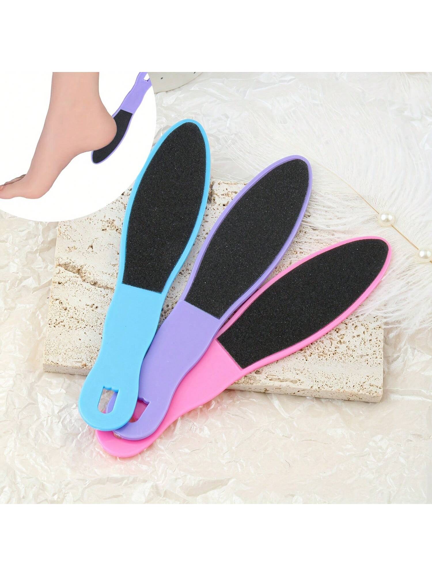 عرض 2+2 مجانًا ملف تقليم الأظافر مزدوج الجانب لتنظ...