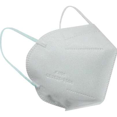 20 Cubrebocas Kn95 metálicos super brillantes con cuatro capas de protección y clip nasal para adulto.