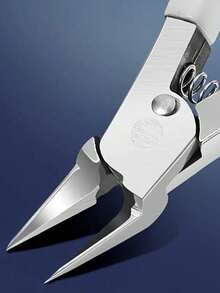 1pc Toenail Clippers For Thick Ingrown Nails Wide Opening Non-Slip Long Handle Toenail Cutter Trimmers Double Headed Dead Skin Shovel Suit