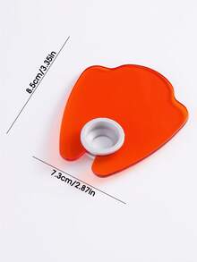 Anti-Blau UV-Filter Lichtplatte für Mini-Nagellampen, orangefarbener verstärkter Acrylschild für Handnagellampen, reduziert Blendung, Augenschutz für Salon & Zuhause Maniküre DIY Zubehör