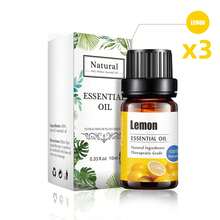 3 Stücke 10ml/0,33 fl.Oz Aromatherapie Reine Ätherische Öle Wellness Natürliche Zutaten Pflanze Fügt Reichhaltigen Dicken Aroma Duft Premium Düfte für Diffuser, Erweiterte Duftstein, Luftbefeuchter Geschenk Eukalyptus Zitrone Nelke Vanille Ingwer Kamille Rosmarin Lavendel