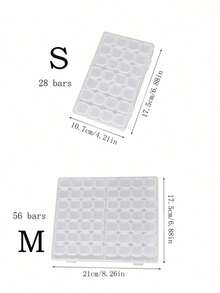 1pc Transparent Divided Storage Box, Clear Jewelry Box For Nail Art Tools, Small Items Storage, Rings, Earrings, Necklaces, Electronic Components, Multi-Functional DIY Storage Box, Anti-Oxidation, Detachable And Adjustable Compartments, Suitable For Jewelry, Diamond Painting, DIY Crafts, Small Items, Earrings, Necklaces, Rings, Earrings, Earrings - Multicolor - View 10