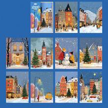 Hârtie Tori pentru scrapbooking, 20 buc/set, serie cu tematică de Crăciun, versatilă pentru jurnalizare, scrapbooking și scris