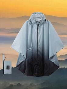 Portable Zipper Hooded Rain Poncho For Adults, Lightweight Rain Coat For Women With Pockets, Waterproof Multicolor Rain Jacket For Women And Men Outdoor Activities, Suitable For Rainy Days, Climbing, Camping, Hiking, Cycling, Fishing