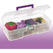09912 CLPUR 12 - Inch Plastic Art Supply Storage Box, Semi - - inicial - Ver 5