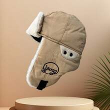 Unisex Warm Earflap Bomber Hat, Thermal Lined Cold Weather Outdoor Cycling Cap, Suitable For Winter In Northeast China