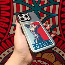 Funda para 16, 15, 14, 13,12, 11 Pro XXR xsmax 8 38 Plus - Estilo Anime Assorted Style Clash con Carcasa Dura Mate Protectora, Color Sólido17  17promax - Negro - Ver 3