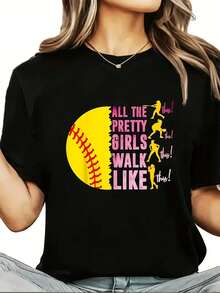 Women T-Shirts - Black 5 - View 1