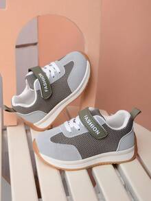 1 Pair Fashionable Girls' Low-Top Casual Canvas Sneakers, Comfortable Non-Slip Durable Lightweight Athletic Shoes, Hook And Loop Easy On/Off, Molded Footbed Stable Fit, Suitable For Daily Wear - Green - View 6