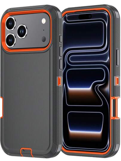 FOGEEK FOGEEK kompatibel mit iPhone 17 Pro Max Handyhülle (Mehrschichtiger Schutz) [Stoßfest] [Sturzsicher] [Rutschfest], Aufgerüstete Schutzhülle mit stabilem Ständer (3 in 1)