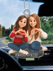 定制照片3D效果人物艺术婚礼情侣 - 圣诞节个性化定制亚克力摆件，办公室装饰，优雅生活 - As Shown - 查看 3