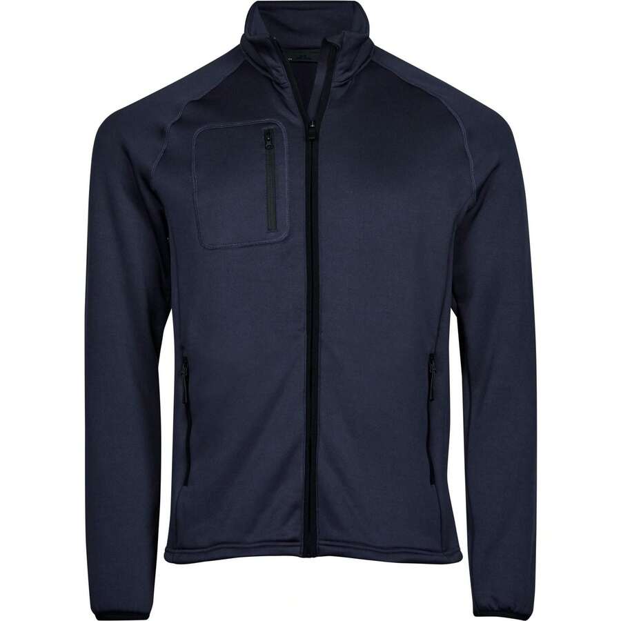 Tee Jays Mens Stretch Fleece Jacket (Navy) - Navy Blue - View 1