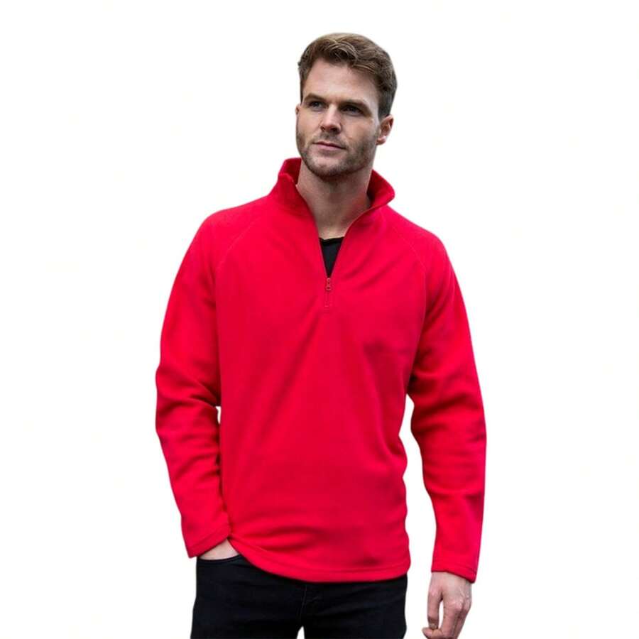 Result Mens Microfleece Top (Red) - Red - View 1