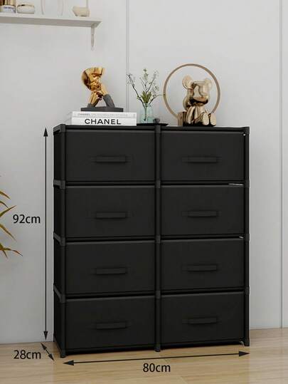 Multifunctional Portable Cube Storage Cabinet With Drawers, Dustproof Wardrobe, Shelves, Shoe Rack, Freestanding Display, Easy Assembly, Floor Storage Rack, Book Organizer, Suitable For Bedroom, Living Room, Kitchen, Study, Office, Holiday Storage, Valentine's Day Gift