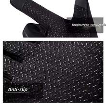 1 đôi găng tay mùa đông ấm áp bằng vải nỉ, găng tay chống gió, cảm ứng màn hình dành cho xe máy, trượt tuyết, thể thao ngoài trời, món quà mùa xuân tuyệt vời cho gia đình và bạn bè. - Màu xanh lam - Xem 4