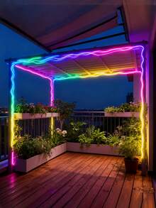 1 pezzo 1m/2m/3m/5m/10m/15m/20m Strisce LED RGB controllate da telecomando smart app a 44 tasti/24 tasti, luci a colori mutevoli per feste, stanze, cucine, TV domestiche, decorazione per la casa Luci notturne a strisce LED con controller IR a 44 tasti