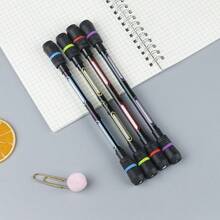 1/4Pcs Creative Spinning Pen Spinner Toy Stress Relieve Rotating Gel Pens Anti-Slip Hand Spinner Student Stationary
