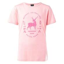 Childrens/Kids Nina TShirt (Silver Pink) - Baby Pink - View 1