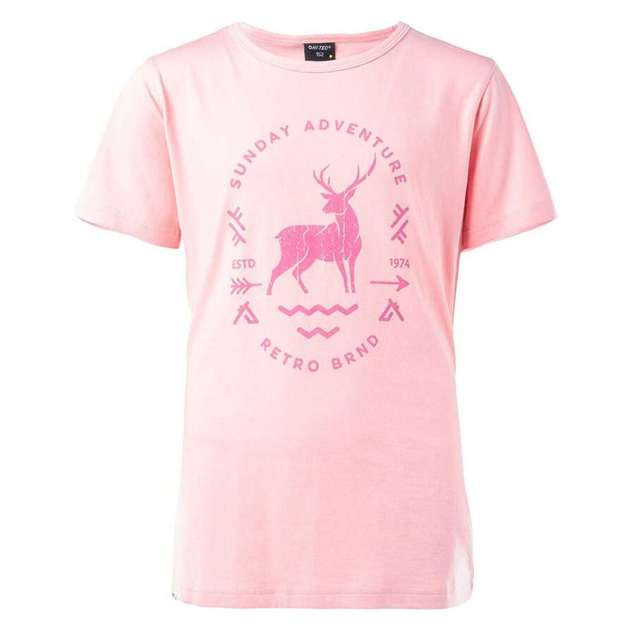 Childrens/Kids Nina TShirt (Silver Pink) - Baby Pink - View 1