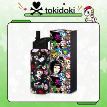 Official Tokidoki Unicorno 32oz Insulated Water Bottle With Straw, Stainless Steel Metal Vacuum Thermo Water Flask, Leak-Proof Double-Wall Vacuum Tumbler Cup Coffee Mugs For Gym Travel Work Shopping - 黑色 - 查看 1
