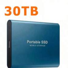 Supporte une capacité de 30 To Disque dur portable carré Disque SSD portable Boîtier de stockage de données USB Disque dur externe portable