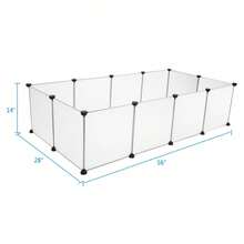 Pet Playpen – Portable Large Plastic Yard Fence, Puppy Kennel Crate Fence Tent, Ideal For Small Animals, Fits Home Yard Outdoor Use, Easy To Assemble Store,  For Pet Activities Daily Use