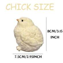 1Pack Handmade Taba Squishy Chick Ultra Soft Squishy Fidget Squeeze Toys, TPR Squeeze Toys For Stress Relief Sensory Toys, Squishies For Adults Party Favors Pinch Family Squishy Toys - 黃色 - 查看 7