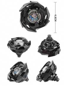 2 件套陀螺玩具，带拉线发射器，红色/黑色/蓝色发射器搭配单个 BX 陀螺，周末礼物，惊喜礼物